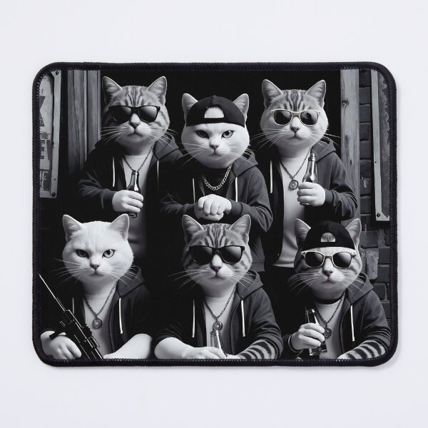 Item preview, Funny Cat Gang, Funny Cat Meme designed and sold by DistrictHype.