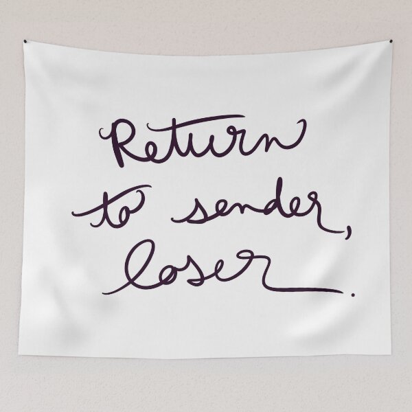 Item preview, Return to sender, loser designed and sold by abeink.