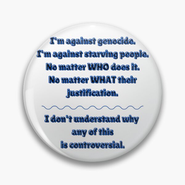 Item preview, I'm against genocide, no matter who does it  designed and sold by SimpleatHeart.