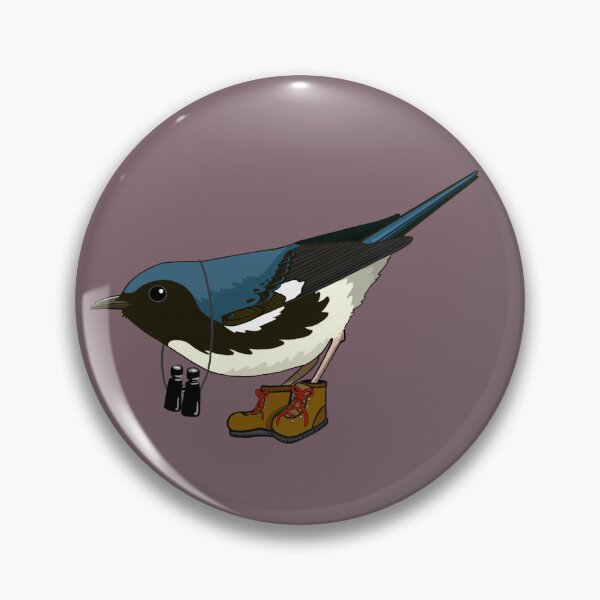 Item preview, Birder Black-throated Blue Warbler designed and sold by sayornisphoebe.