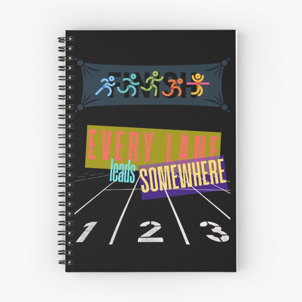 Item preview, Every Lane Leads Somewhere Running Design designed and sold by E20STUDIO.
