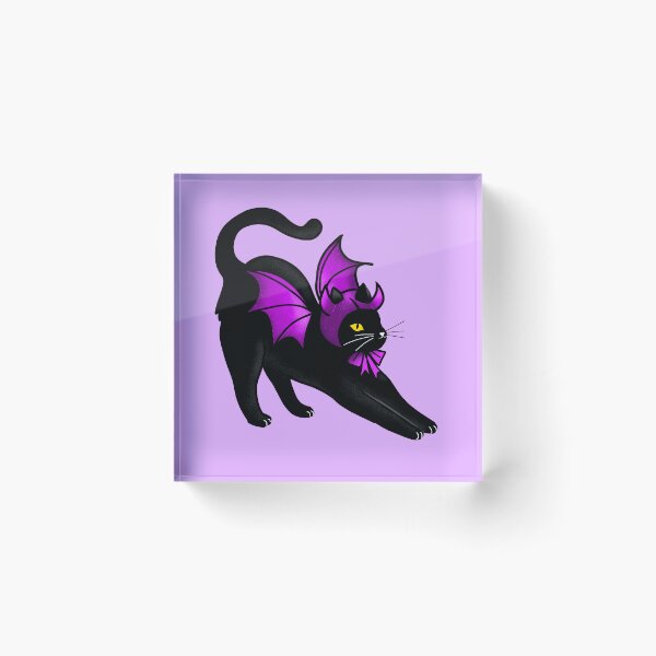 Item preview, Bat Cat - black cat with wings cute halloween designed and sold by BeebooDesign.