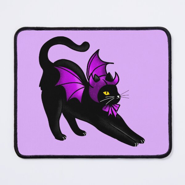 Item preview, Bat Cat - black cat with wings cute halloween designed and sold by BeebooDesign.