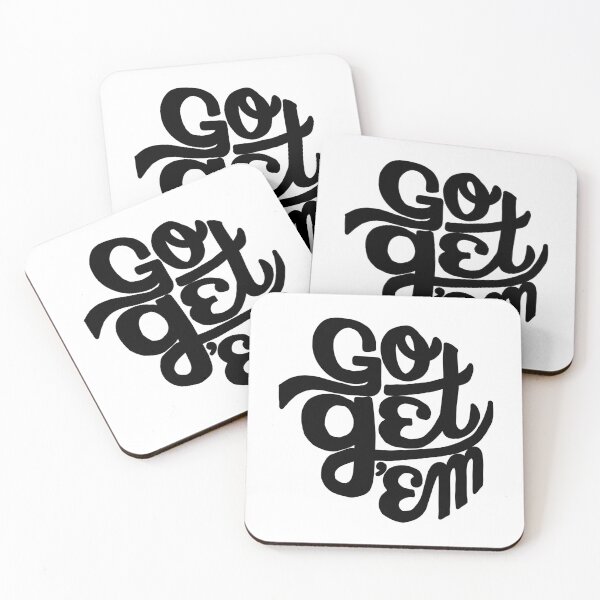 Item preview, Go Get ‘Em (black) designed and sold by Ally Designs.