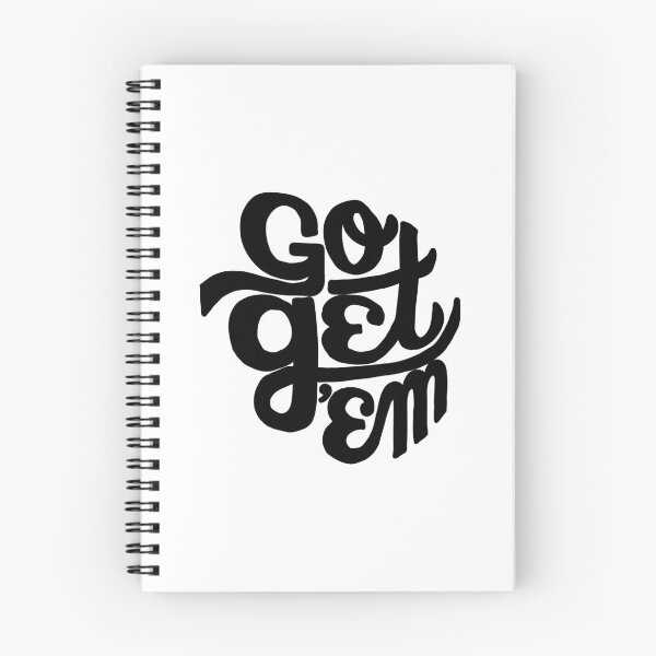 Item preview, Go Get ‘Em (black) designed and sold by Ally Designs.