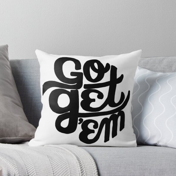 Item preview, Go Get ‘Em (black) designed and sold by Ally Designs.