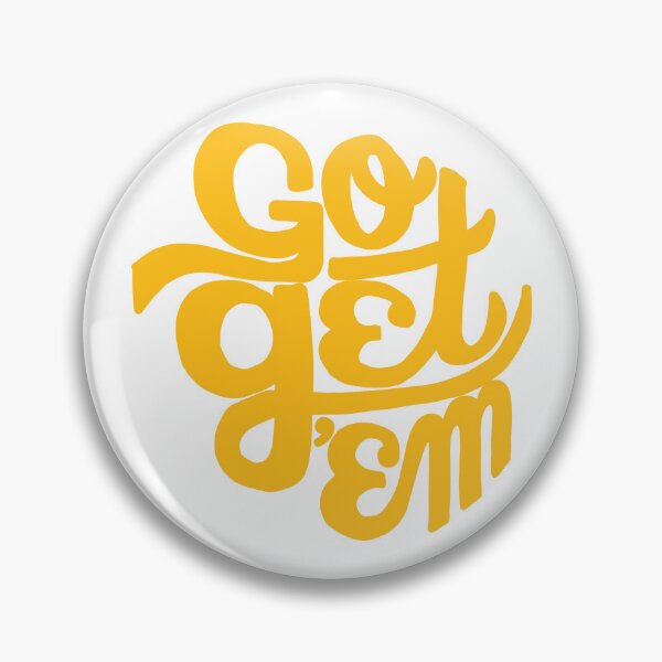 Item preview, Go Get ‘Em (yellow) designed and sold by Ally Designs.