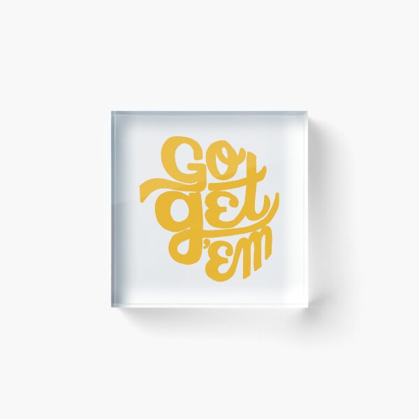 Item preview, Go Get ‘Em (yellow) designed and sold by Ally Designs.