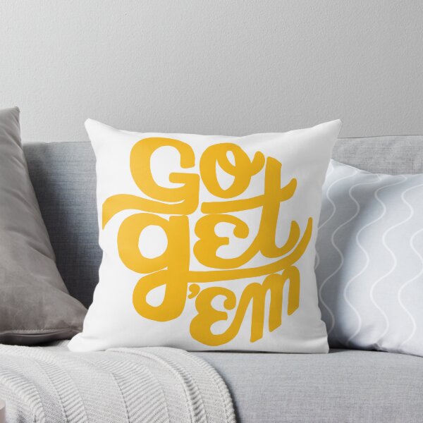 Item preview, Go Get ‘Em (yellow) designed and sold by Ally Designs.