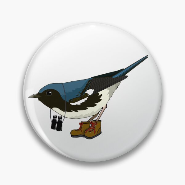 Item preview, Birder Black-throated Blue Warbler designed and sold by sayornisphoebe.
