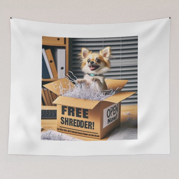 Item preview, The Free Shredder Print designed and sold by Lichentroupe63.