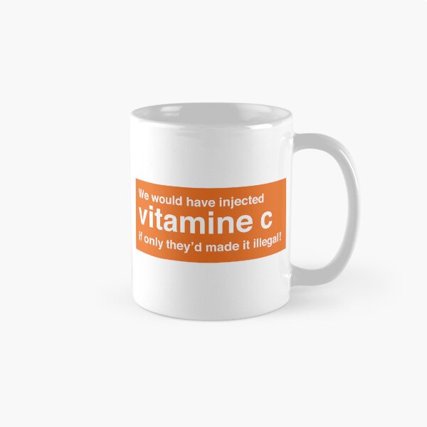 Item preview, We Would Have Injected Vitamin C – Trainspotting Quote – Bold Minimalist Text Design - Orange Frame designed and sold by NiceHatHarry.