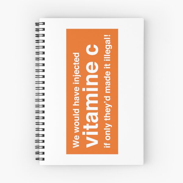 Item preview, We Would Have Injected Vitamin C – Trainspotting Quote – Bold Minimalist Text Design - Orange Frame designed and sold by NiceHatHarry.