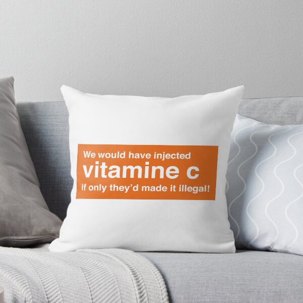 Item preview, We Would Have Injected Vitamin C – Trainspotting Quote – Bold Minimalist Text Design - Orange Frame designed and sold by NiceHatHarry.