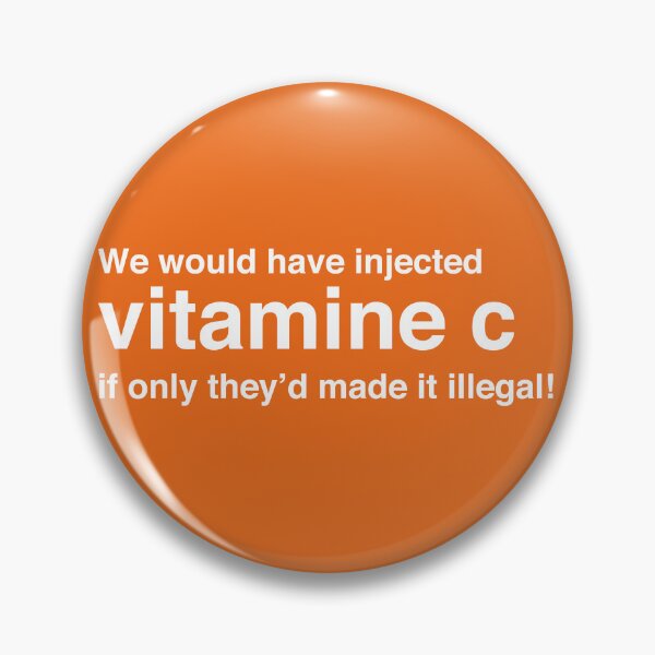 Item preview, We Would Have Injected Vitamin C – Trainspotting Quote – Bold Minimalist Text Design - Orange Frame designed and sold by NiceHatHarry.