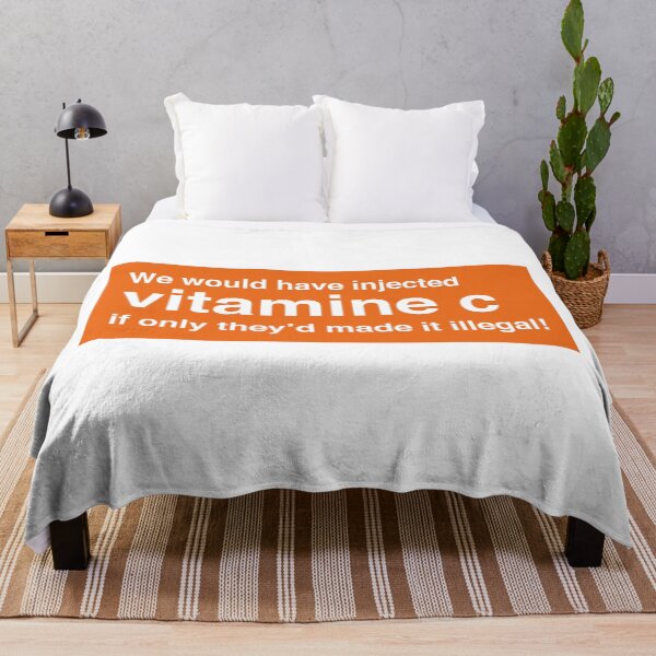 Item preview, We Would Have Injected Vitamin C – Trainspotting Quote – Bold Minimalist Text Design - Orange Frame designed and sold by NiceHatHarry.