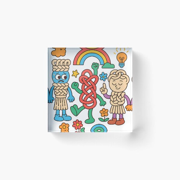 Item preview, Whimsical Macrame Knots: Your Quirky Friends designed and sold by shockSpot.