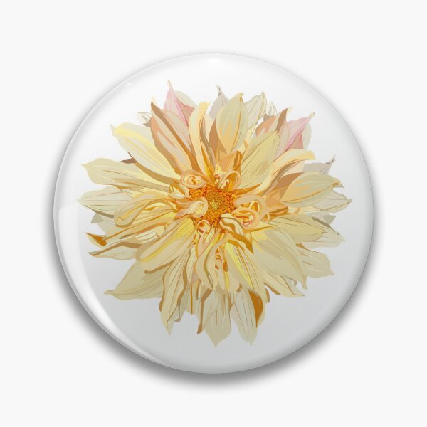 Item preview, Beautiful dahlia flower with the effect of a watercolor drawing isolated. designed and sold by MatyKotiv.