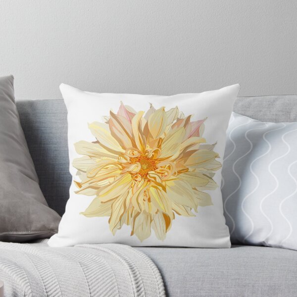 Item preview, Beautiful dahlia flower with the effect of a watercolor drawing isolated. designed and sold by MatyKotiv.