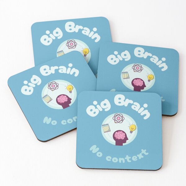 Item preview, Big Brain. No Context. | Funny Confused Genius designed and sold by Oopsie Doodle .