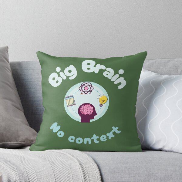 Item preview, Big Brain. No Context. | Funny Confused Genius designed and sold by Oopsie Doodle .