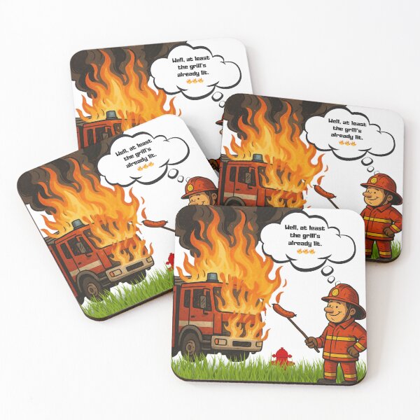 Item preview, When the Fire Truck Is the Grill designed and sold by DM.