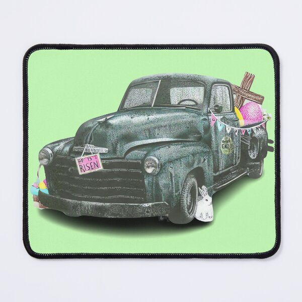 Item preview, Easter Rusty Truck designed and sold by Cora Worthington Art.
