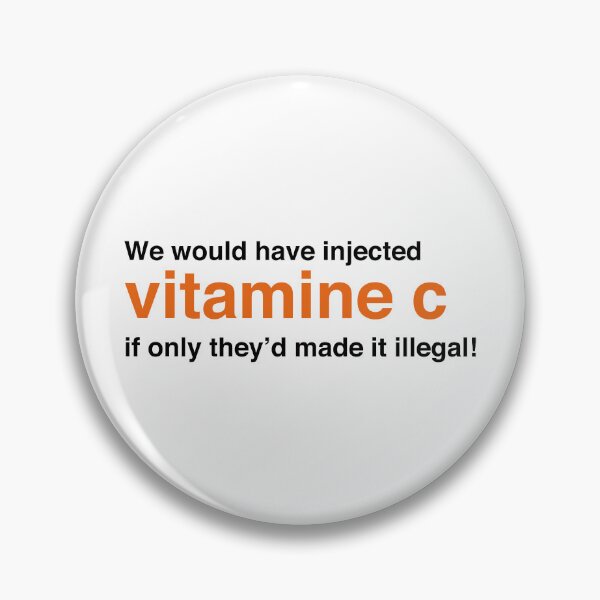 Item preview, We Would Have Injected Vitamin C – Trainspotting Quote – Bold Minimalist Black Text Design designed and sold by NiceHatHarry.