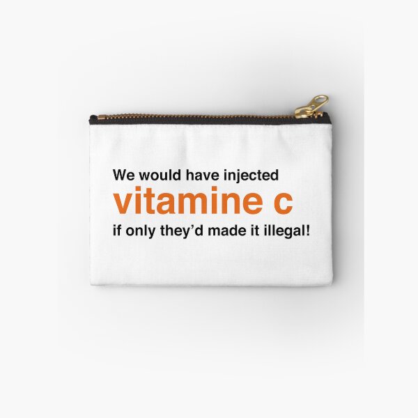 Item preview, We Would Have Injected Vitamin C – Trainspotting Quote – Bold Minimalist Black Text Design designed and sold by NiceHatHarry.