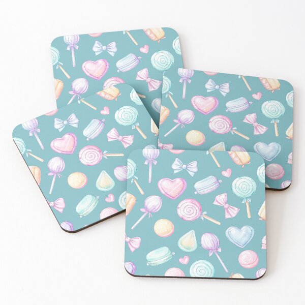 Item preview, Patrón de dulces y cintas pastel designed and sold by joycrysstudio.