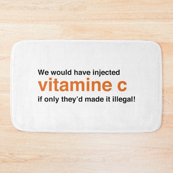 Item preview, We Would Have Injected Vitamin C – Trainspotting Quote – Bold Minimalist Black Text Design designed and sold by NiceHatHarry.