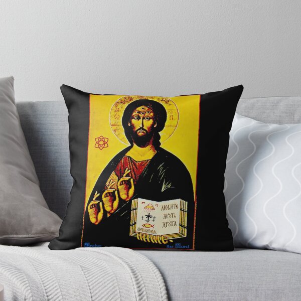 Item preview, Alien Jesus Icon  designed and sold by MarchoBi.