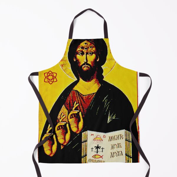 Item preview, Alien Jesus Icon designed and sold by MarchoBi.