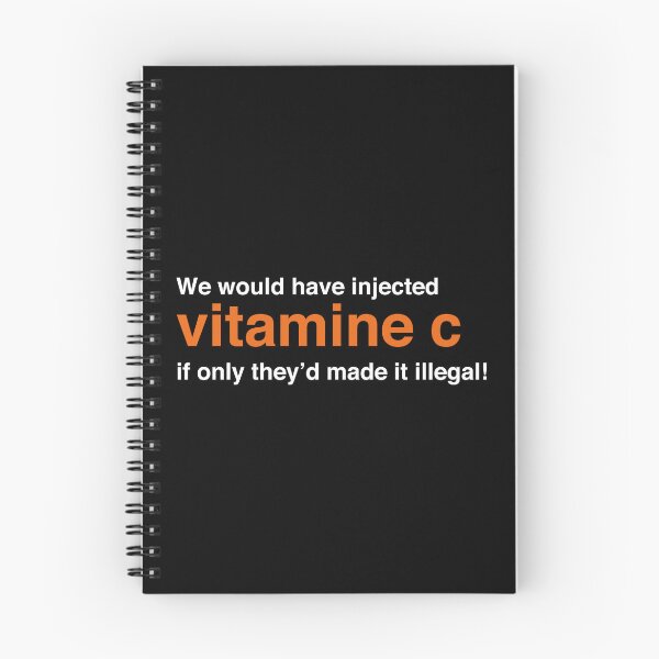 Item preview, We Would Have Injected Vitamin C – Trainspotting Quote – Bold Minimalist White Text Design designed and sold by NiceHatHarry.