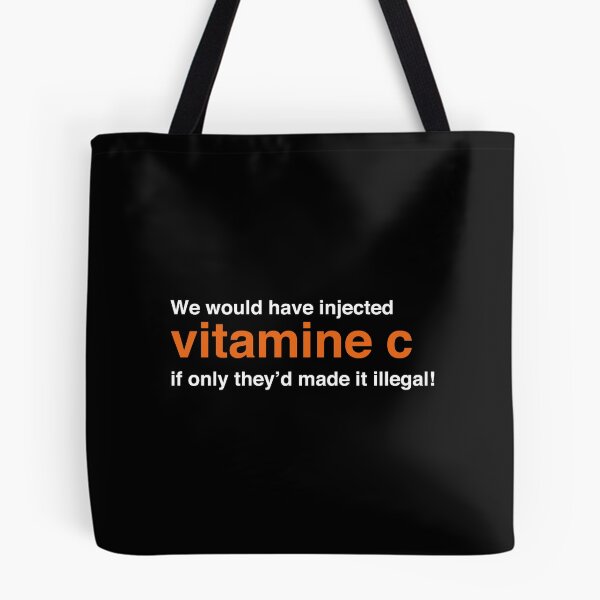 Item preview, We Would Have Injected Vitamin C – Trainspotting Quote – Bold Minimalist White Text Design designed and sold by NiceHatHarry.