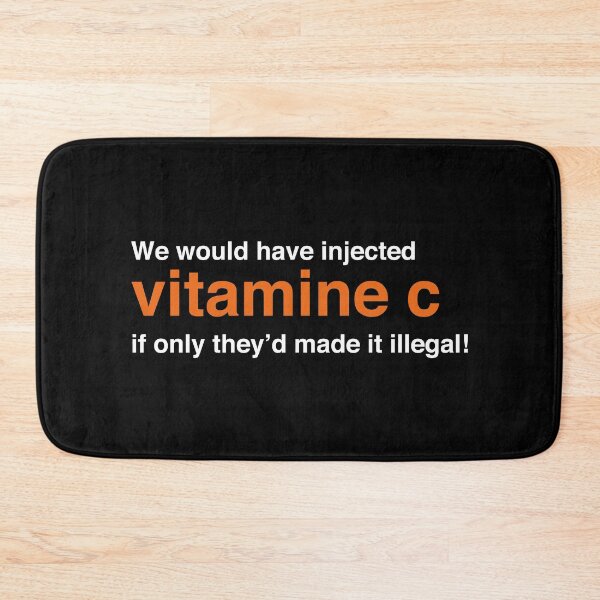 Item preview, We Would Have Injected Vitamin C – Trainspotting Quote – Bold Minimalist White Text Design designed and sold by NiceHatHarry.