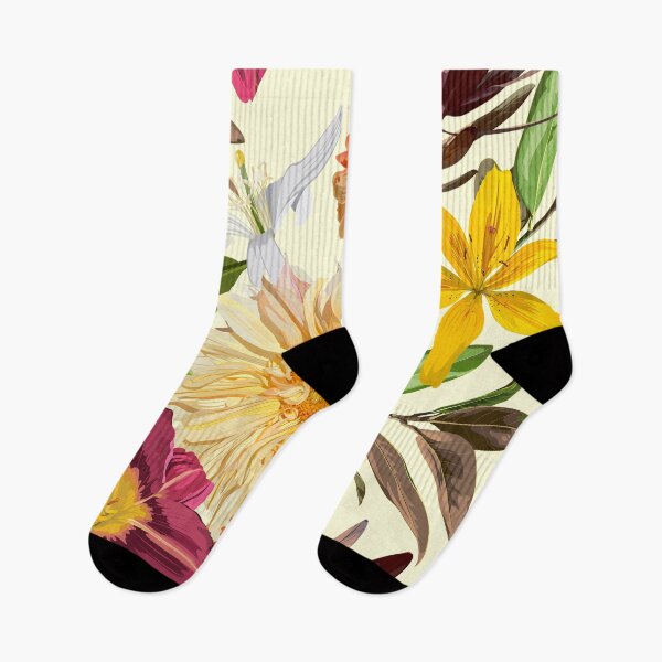Item preview, Seamless Pattern. Garden beige flowers. Magical lily, dahlia, iris flowers. designed and sold by MatyKotiv.