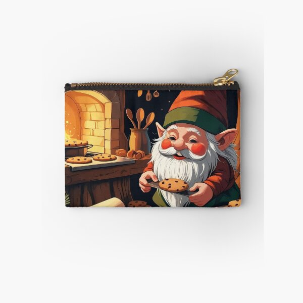 Item preview, Forest Gnome Baking Cookies – Cozy Storybook Kitchen Art designed and sold by Deezyned.