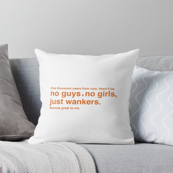 Item preview, One Thousand Years from Now – Trainspotting Quote – Minimalist Orange Text designed and sold by NiceHatHarry.