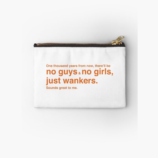 Item preview, One Thousand Years from Now – Trainspotting Quote – Minimalist Orange Text designed and sold by NiceHatHarry.