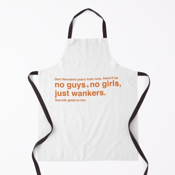 Item preview, One Thousand Years from Now – Trainspotting Quote – Minimalist Orange Text designed and sold by NiceHatHarry.