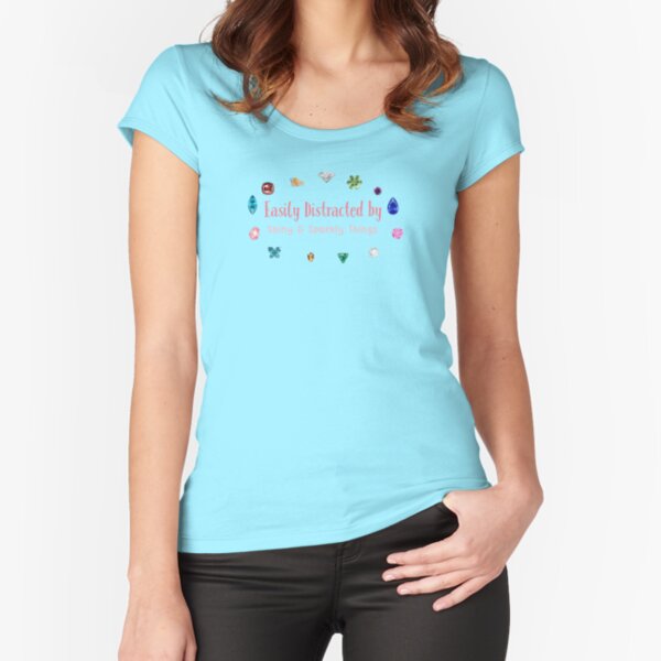 Item preview, Easily Distracted by Shiny & Sparkly Things. Cute Graphic design with Gems designed and sold by GEM STYLE.