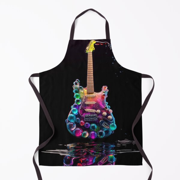 Item preview, Galactic Bubbles – Electric Guitar from Another Dimension designed and sold by VisionaryVeils.
