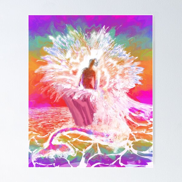 Item preview, Merperson Rainbow Splash designed and sold by SitDownAJ.