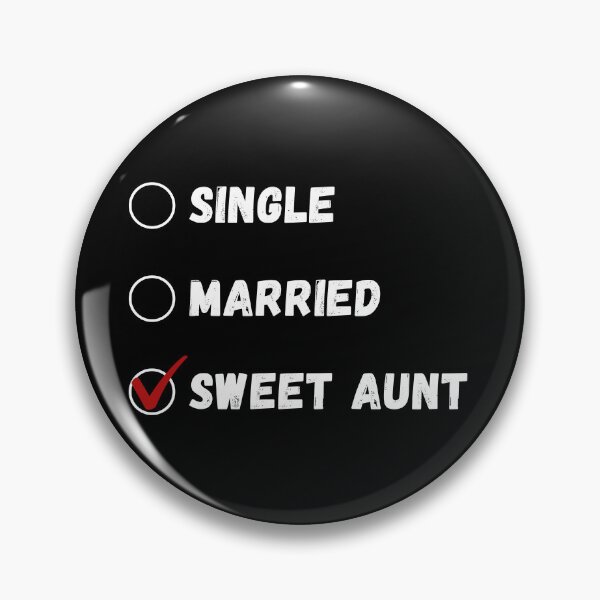 Item preview, Single Married Sweet Aunt, Funny Aunt Shirt designed and sold by Sleepy Cat Design.