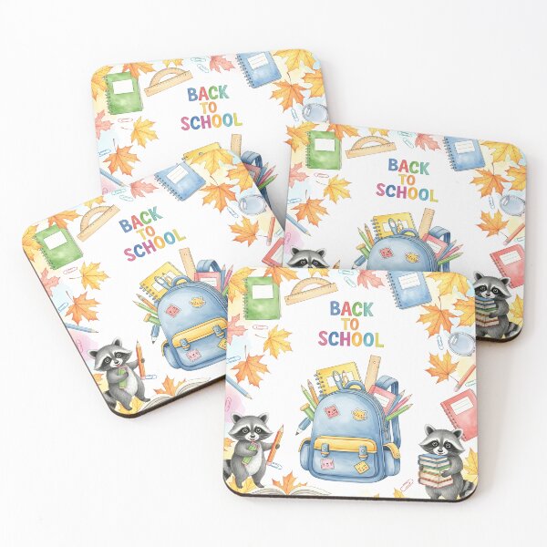 Item preview, Raccoons and School Supplies - Back to School designed and sold by naughty-raccoon.