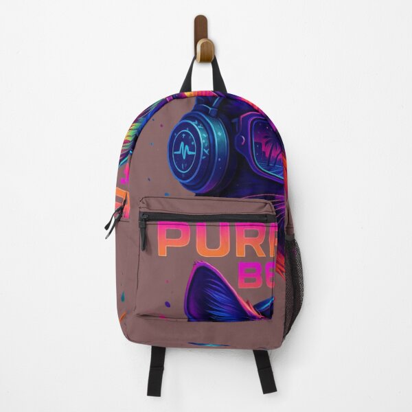 Item preview, Purrfect Beats – Futuristic Neon DJ Cat Design designed and sold by 5CatDesign.