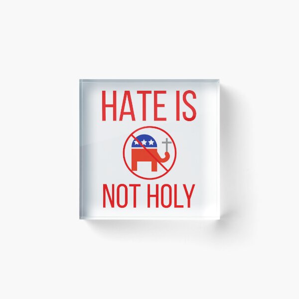 Item preview, Hate is not holy. designed and sold by Rachel the Artist .