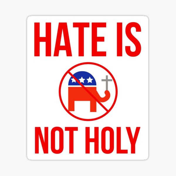 Item preview, Hate is not holy. designed and sold by Rachel the Artist .