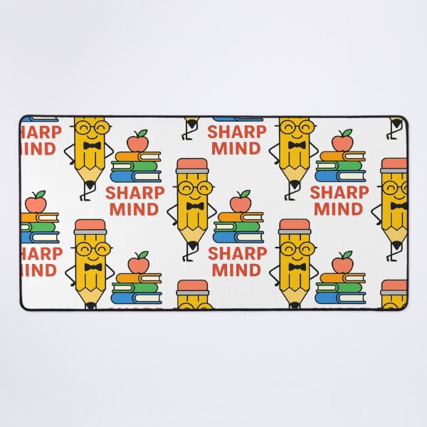 Item preview, Sharp Mind Nerdy Pencil and Books Back to School designed and sold by Taans-Creation.
